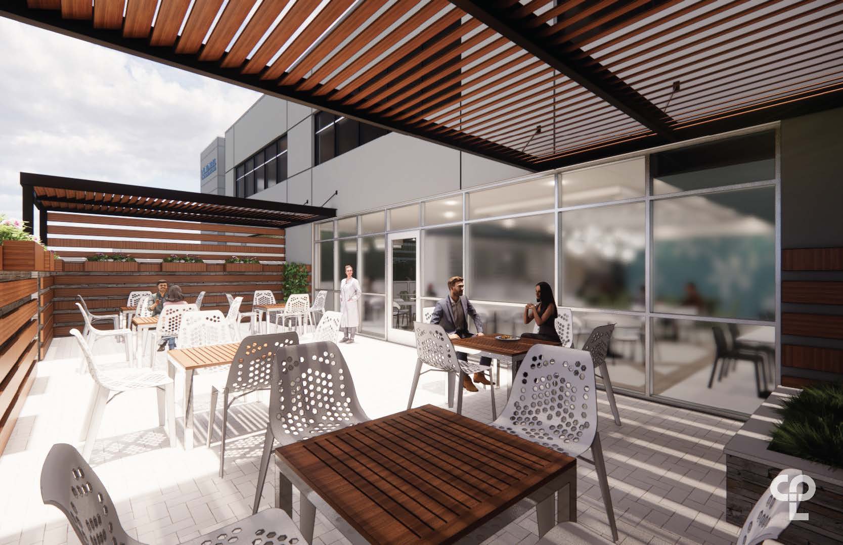 Cafe Exterior Rendering 2